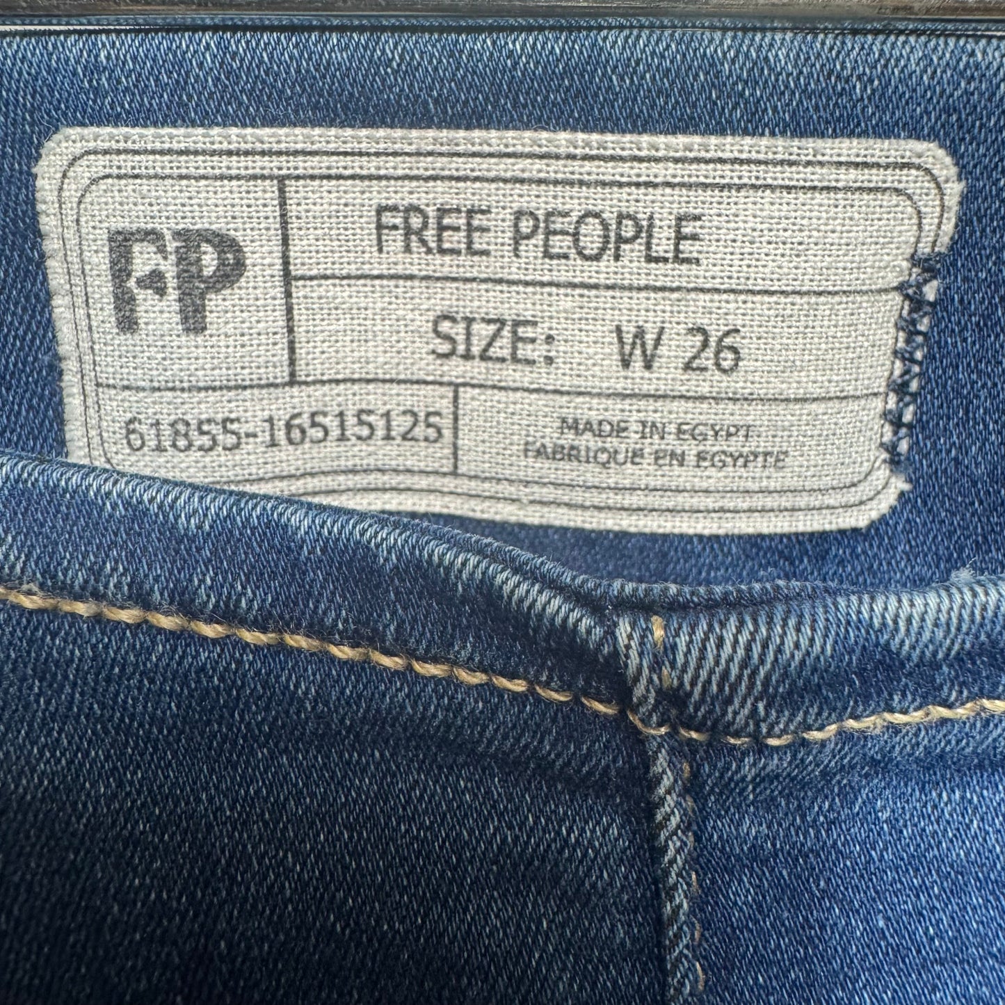 Jeans Jeggings By Free People In Blue Denim, Size: 2/26