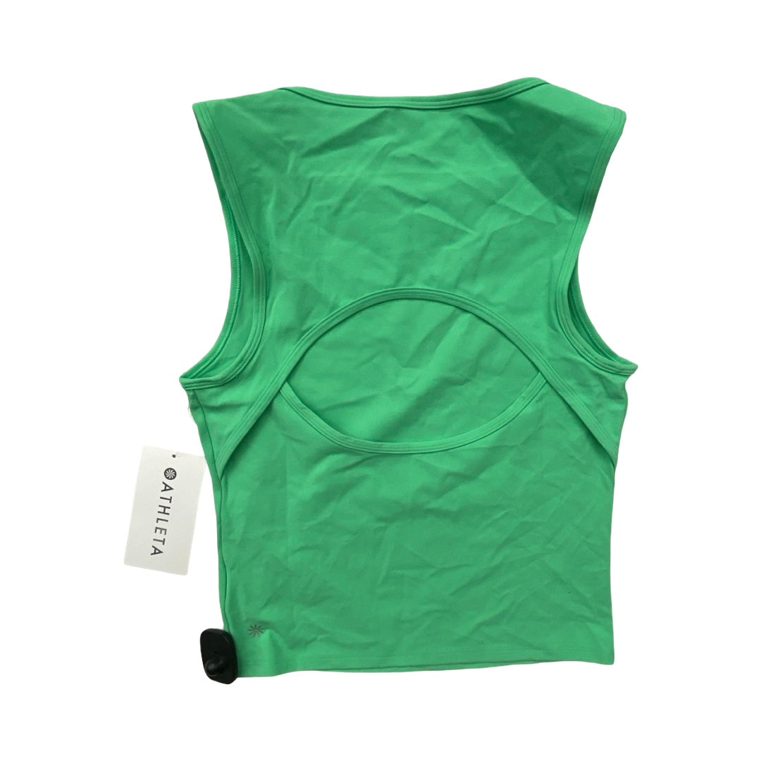 Athletic Tank Top By Athleta In Green, Size:S