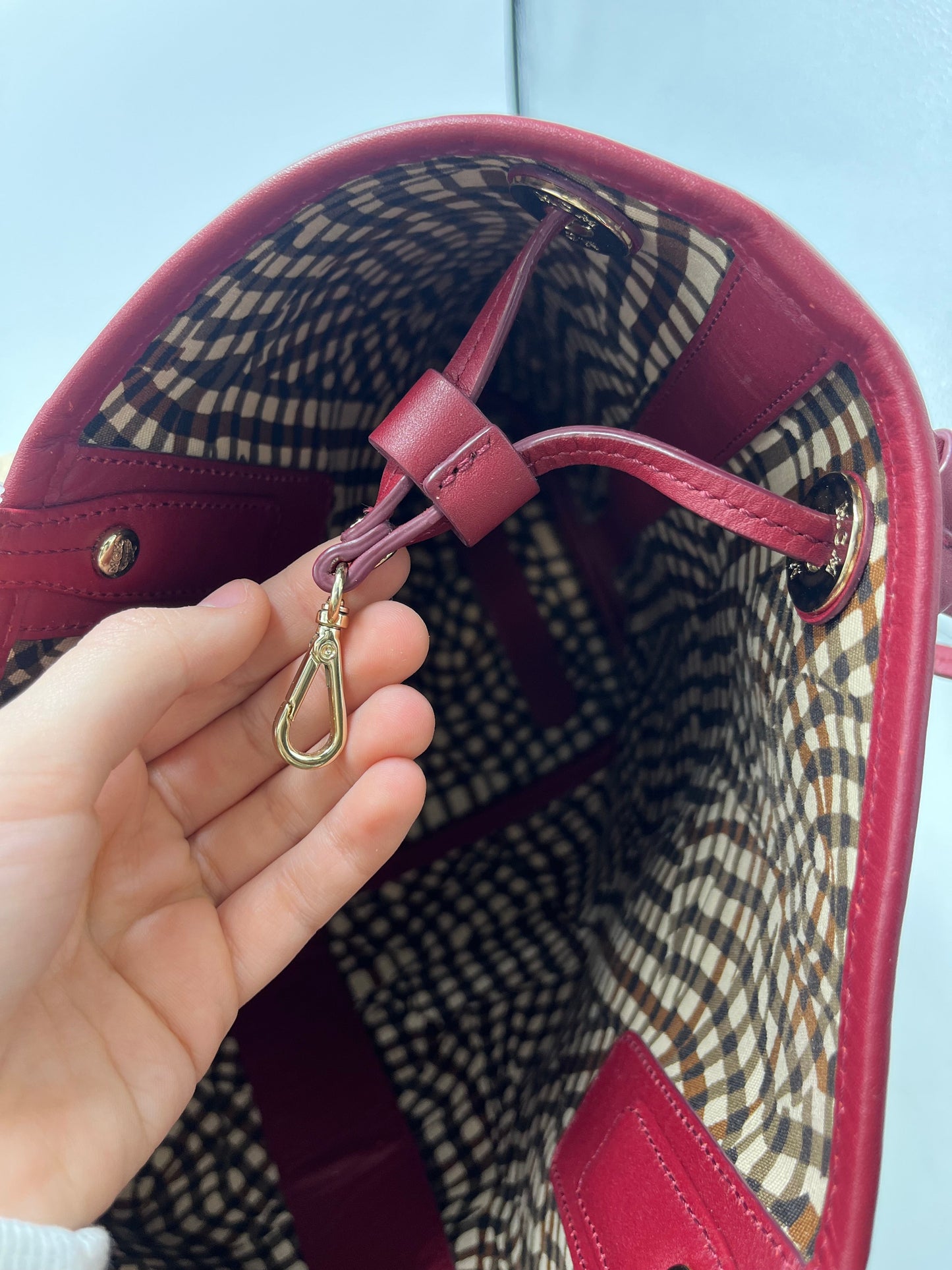 MCM Liz Shopper Luxury Designer Tote w/ Pouchette