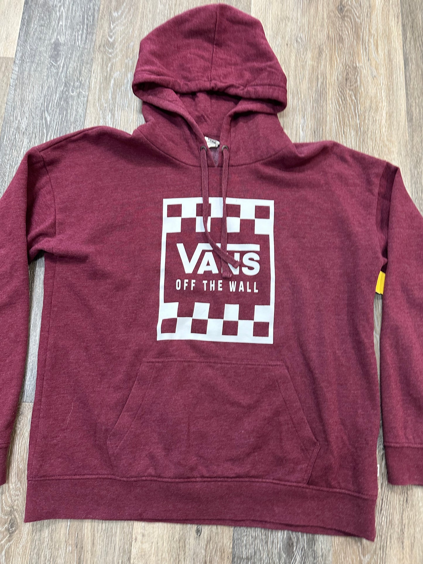 Sweatshirt Hoodie By Vans In Maroon, Size:Xl