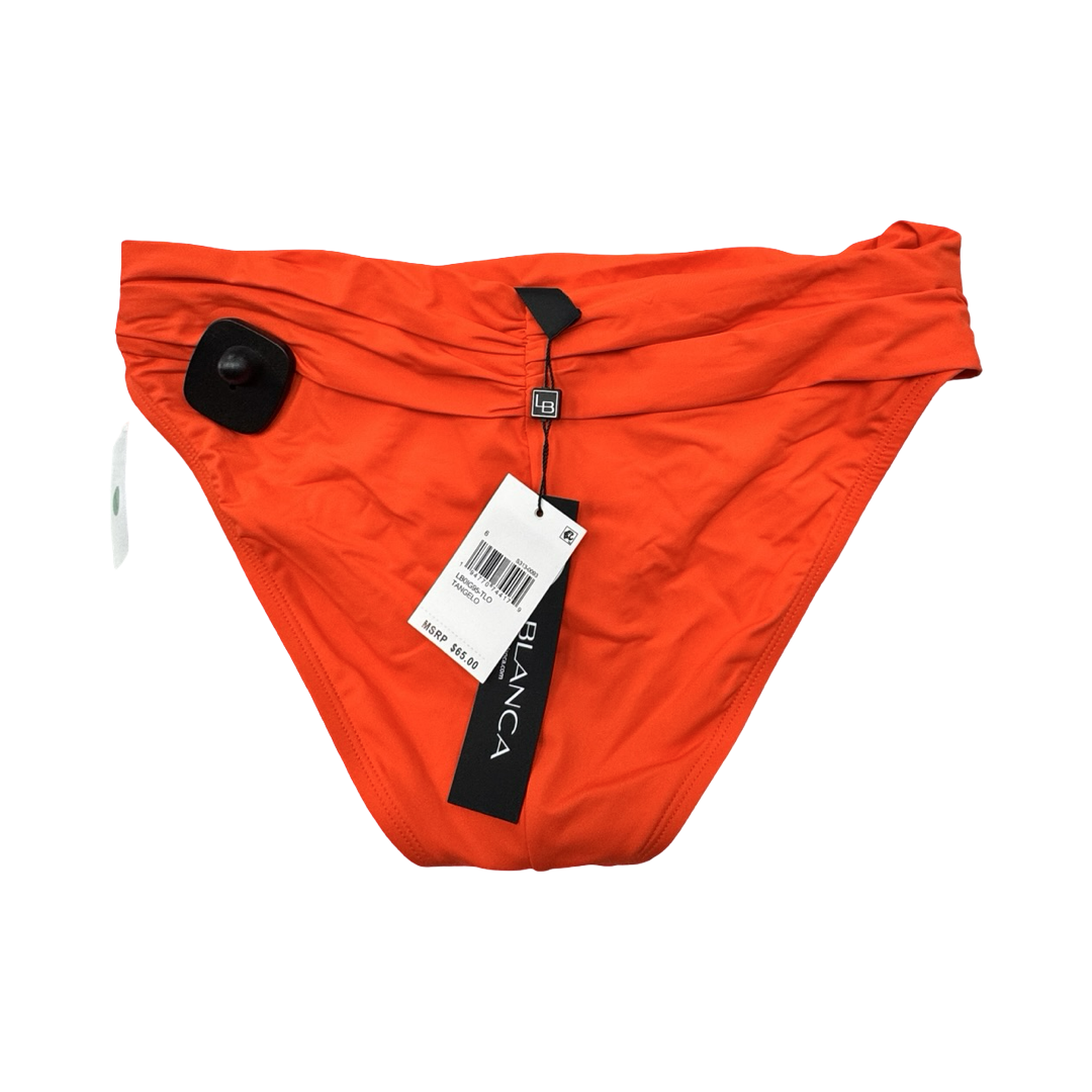 Swimsuit Bottom By La Blanca In Orange, Size:6
