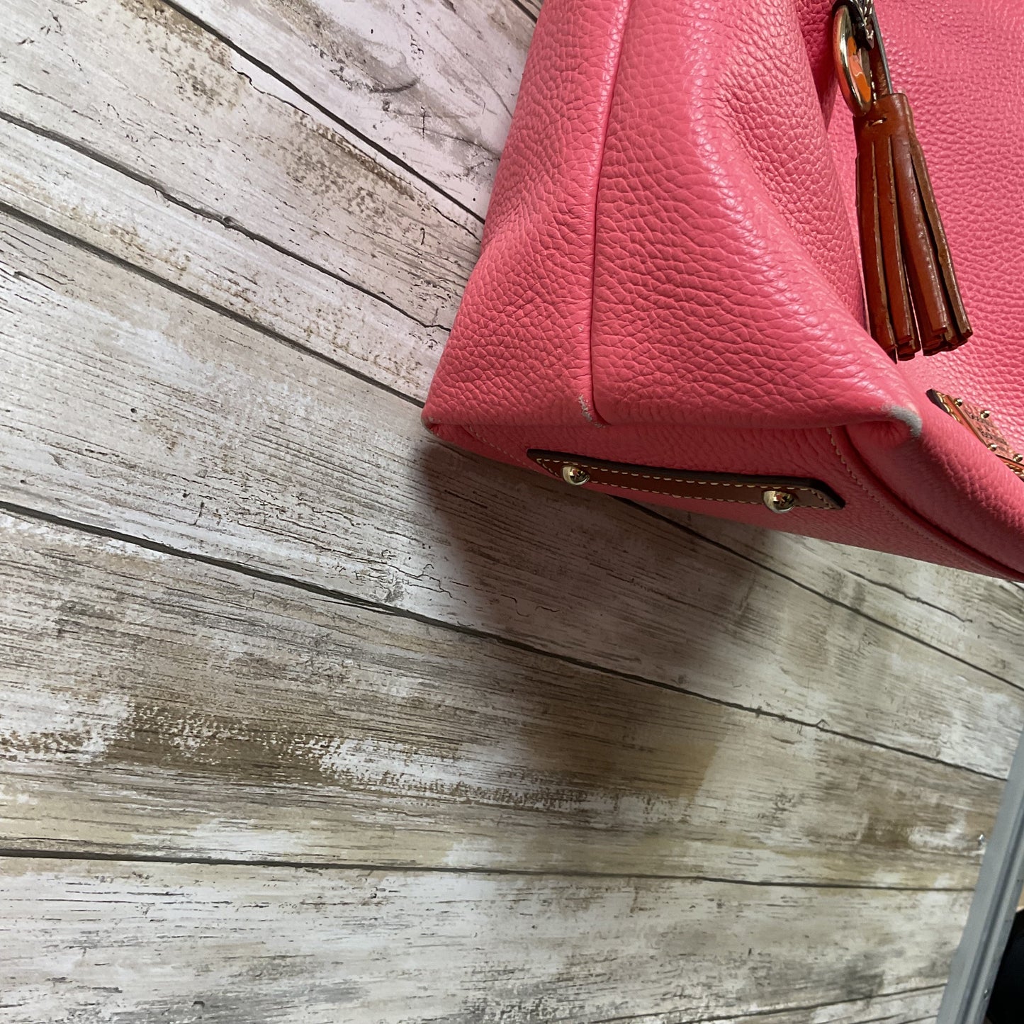 Handbag Designer By Dooney And Bourke In Pink, Size:Medium