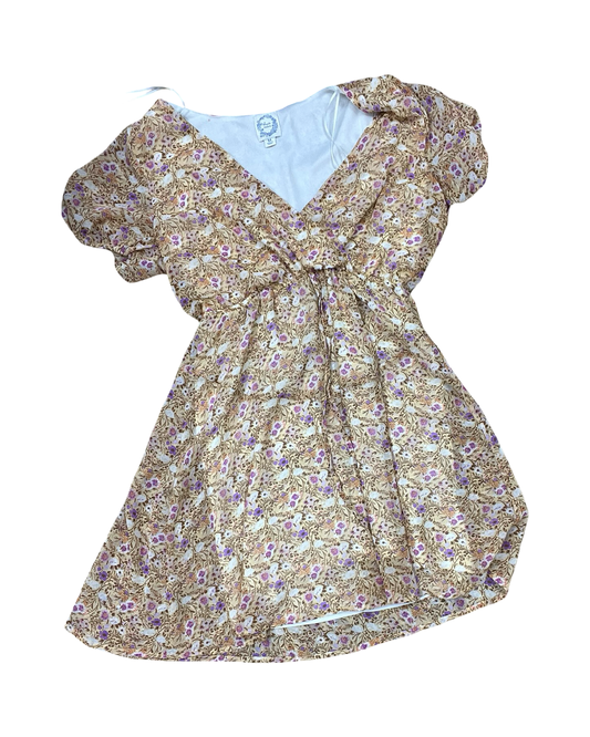 Dress Casual Midi By Blue Rain In Tan, Size:M