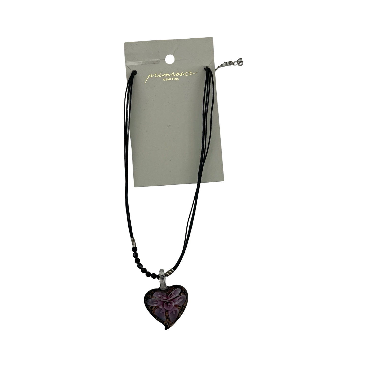Necklace Pendant By Clothes Mentor In Black & Purple