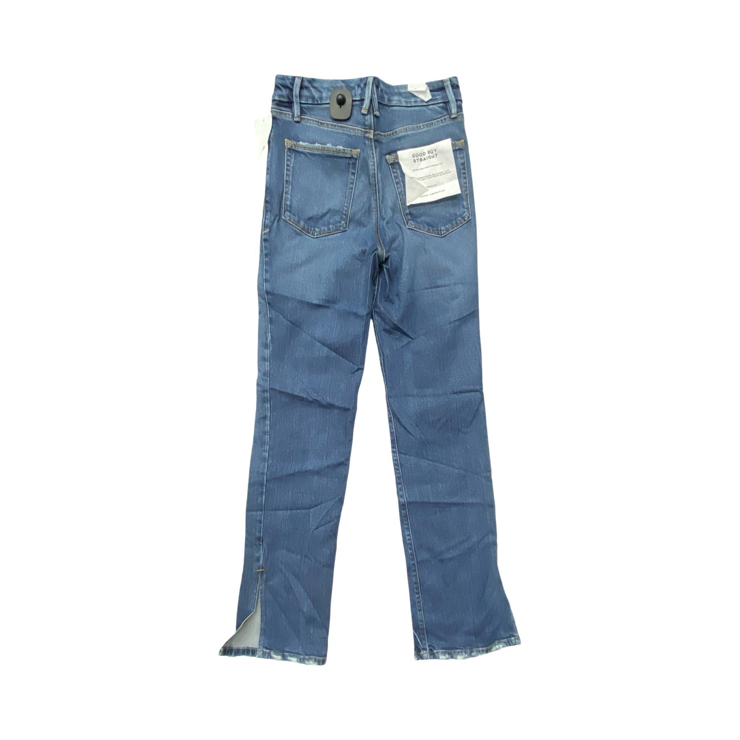 Jeans Straight By Good American In Blue Denim, Size:2