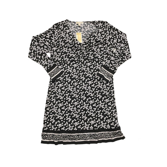 Dress Casual Midi By Michael By Michael Kors In Black & White, Size:1X