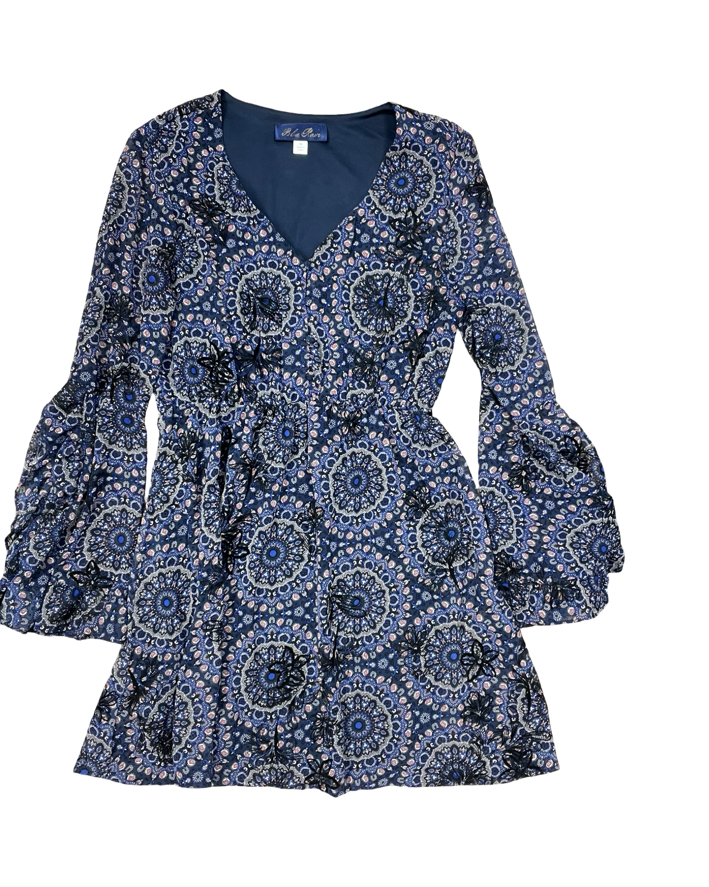 Dress Casual Midi By Blue Rain In Blue, Size:M