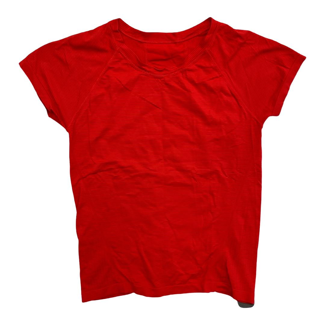 Athletic Top Ss By Athleta In Orange, Size:M