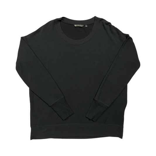 Athletic Sweatshirt Crewneck By Athleta In Black, Size:L