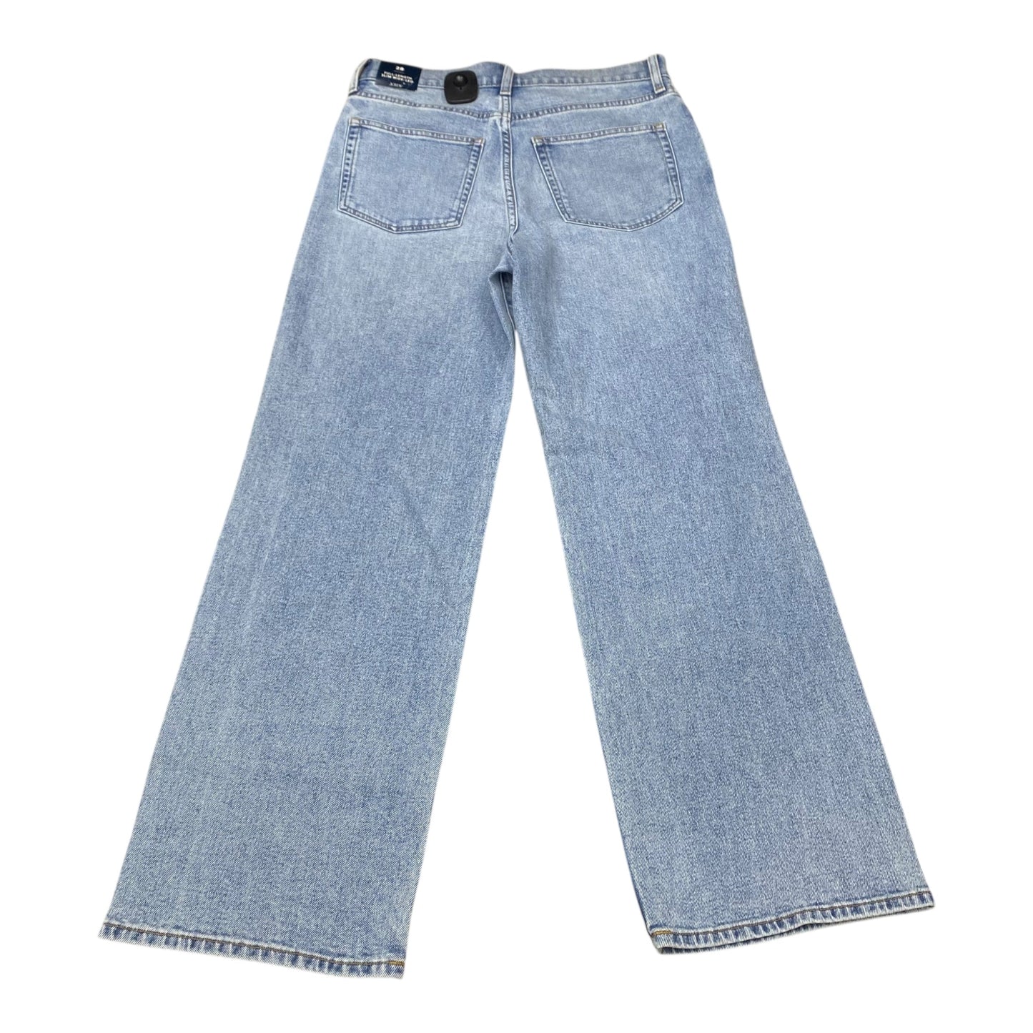 Jeans Wide Leg By J. Crew In Blue Denim, Size:6