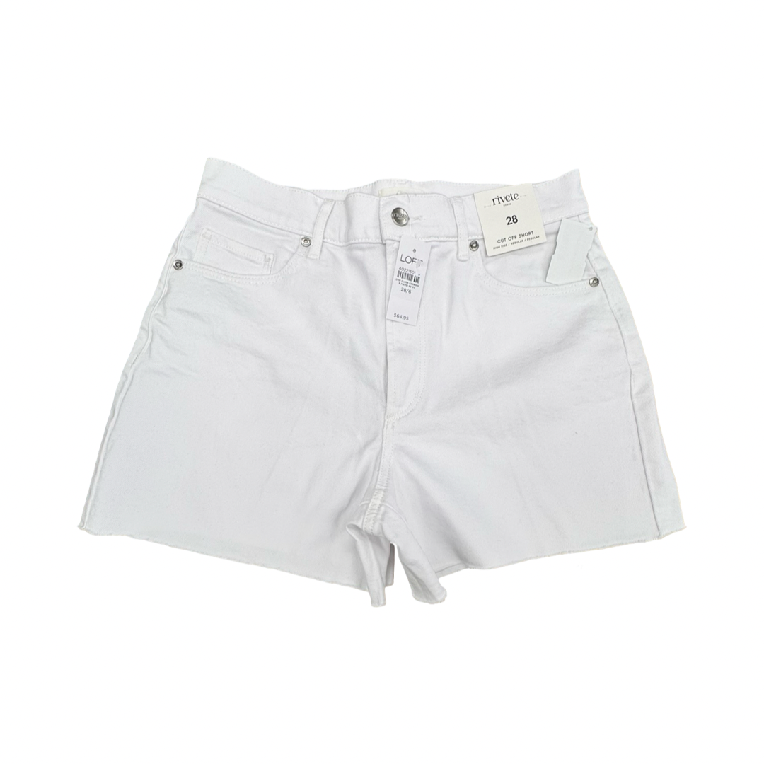 Shorts By Loft In White, Size:6