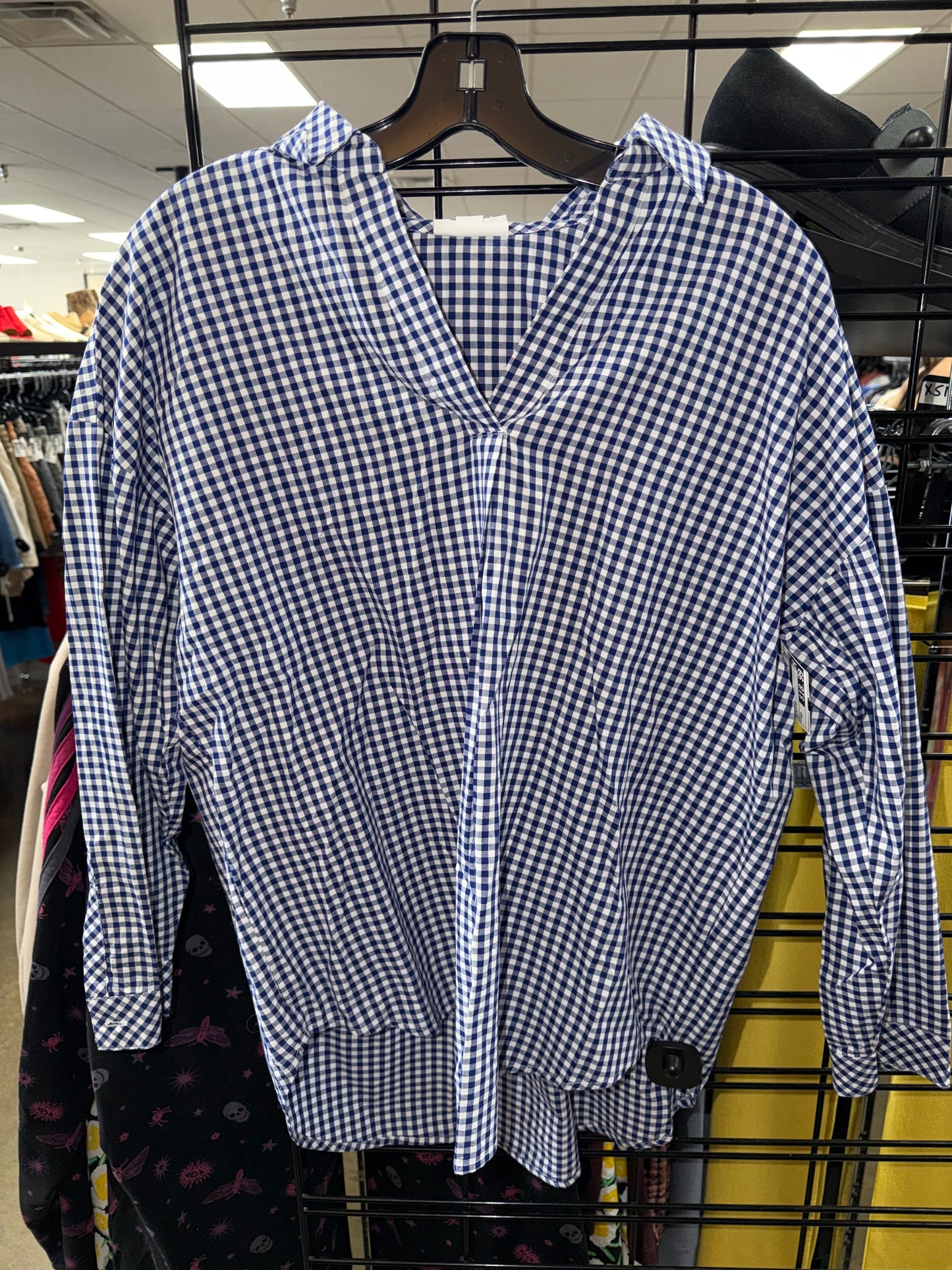 Top Ls By J. Jill In Blue & White, Size:Sp