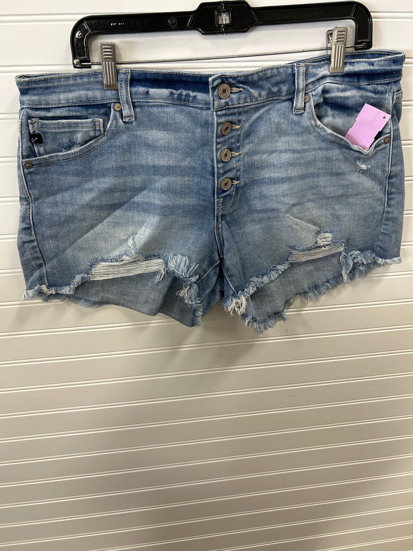Shorts By Kancan In Blue Denim, Size:12