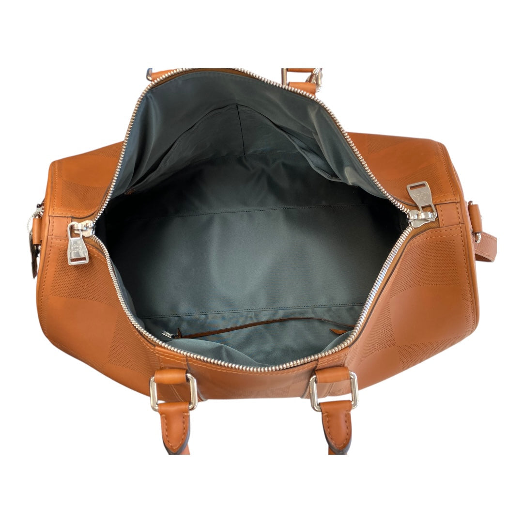 Duffle And Weekender Luxury Designer By Louis Vuitton In Brown, Size:Medium
