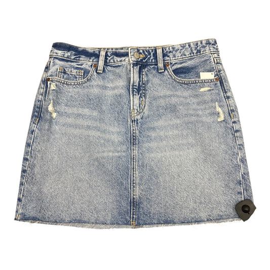 Skirt Midi By Old Navy In Blue Denim, Size:10