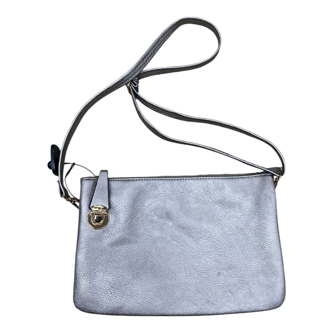 Handbag By Clothes Mentor In Silver & Yellow, Size:Medium