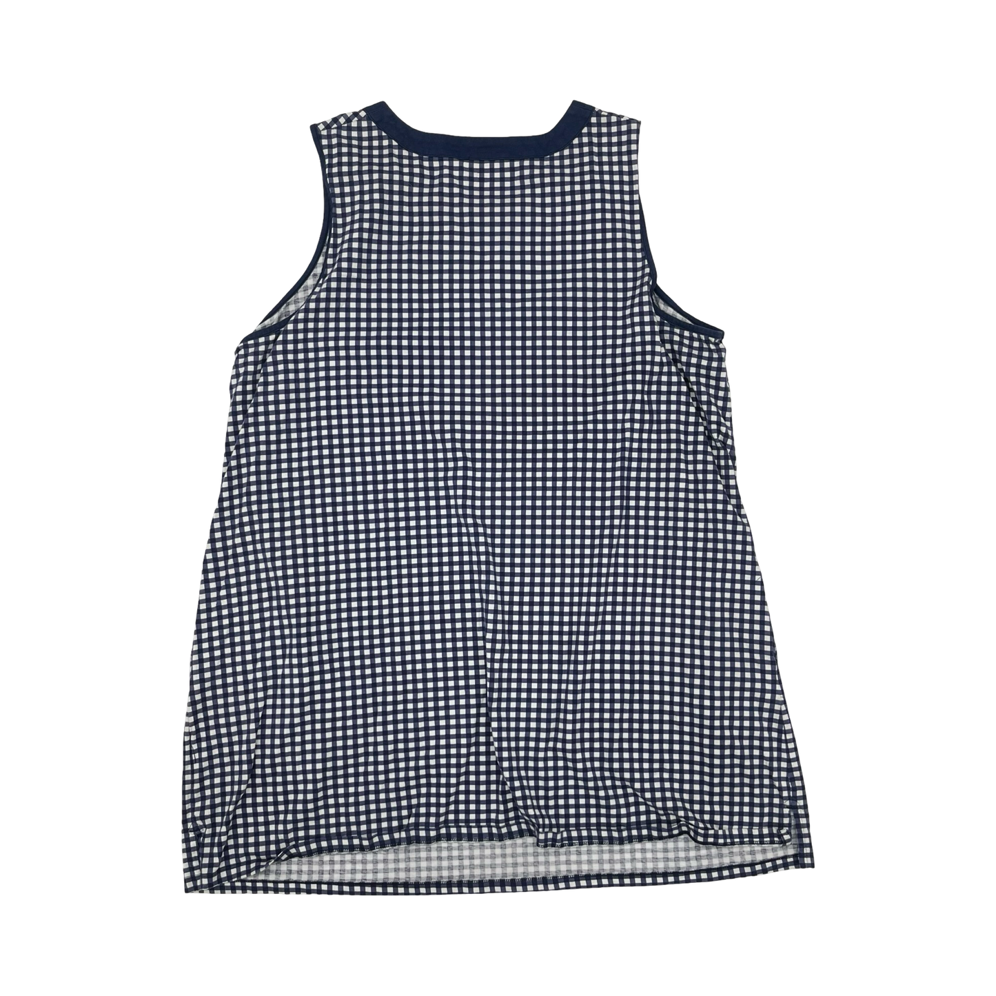 Dress Casual Short By Lands End In Blue & White, Size:3X