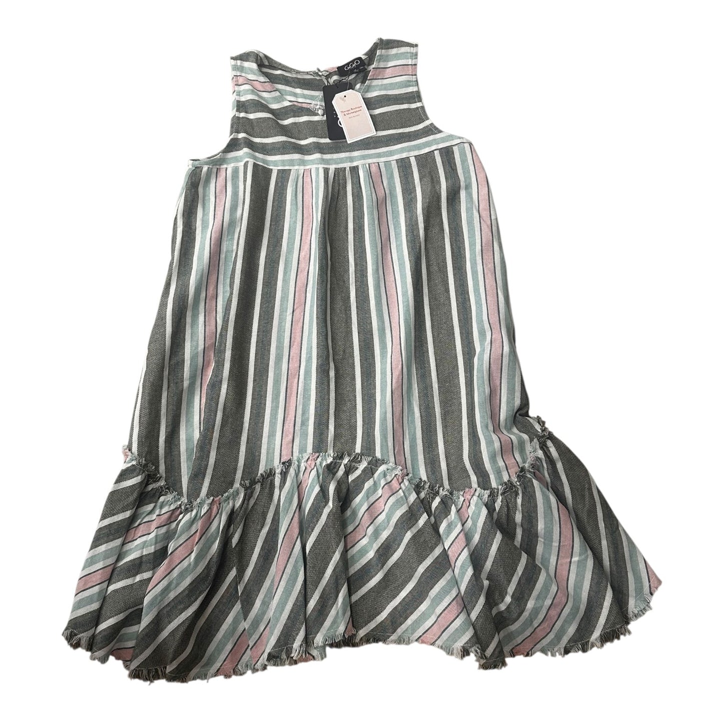 Dress Casual Midi By Gigio In Striped Pattern, Size:M