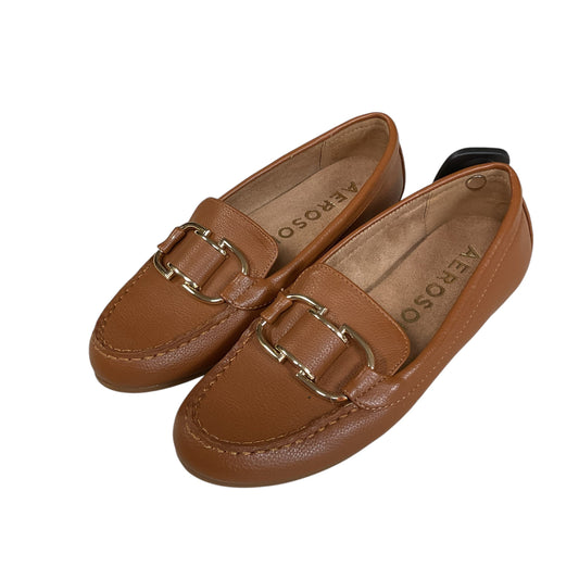 Shoes Flats By Aerosoles In Brown, Size:6.5