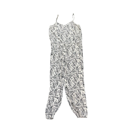 Jumpsuit By Banana Republic In Black & White, Size:12