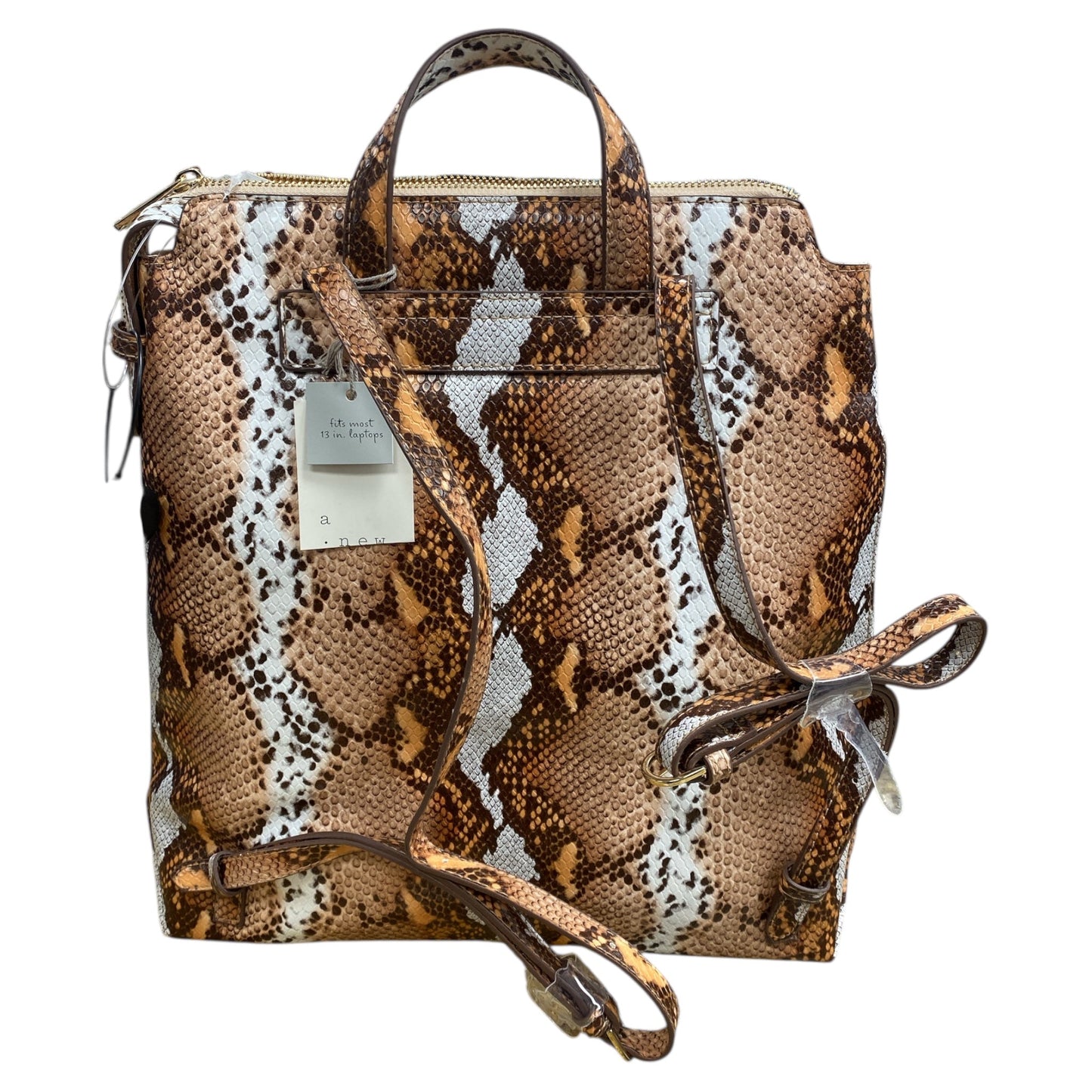 Backpack By A New Day In Snakeskin Print, Size:Large