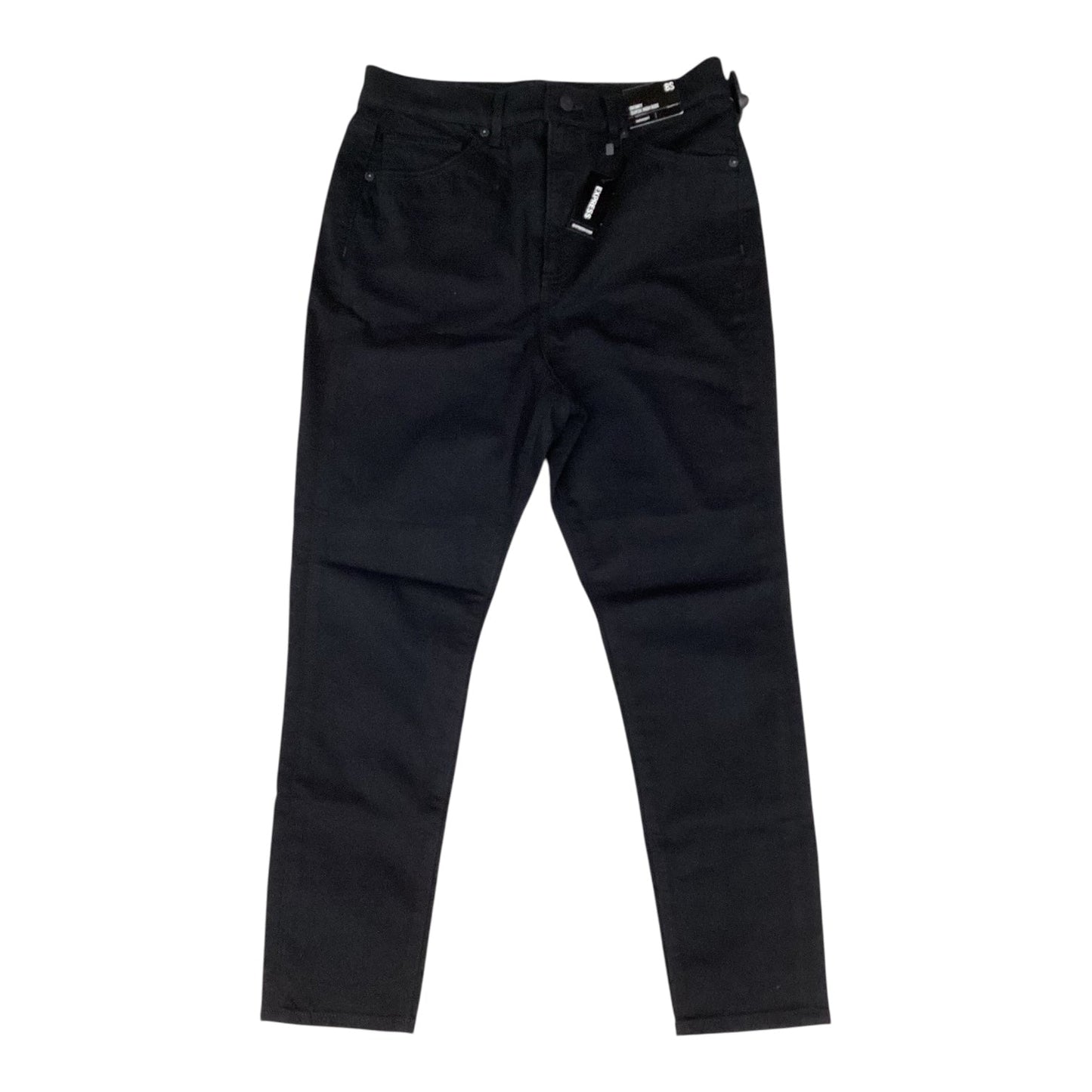 Jeans Skinny By Express In Black, Size:8