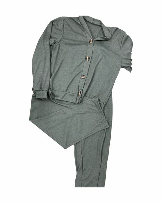 Lounge Set Pants By Clothes Mentor In Green, Size:S