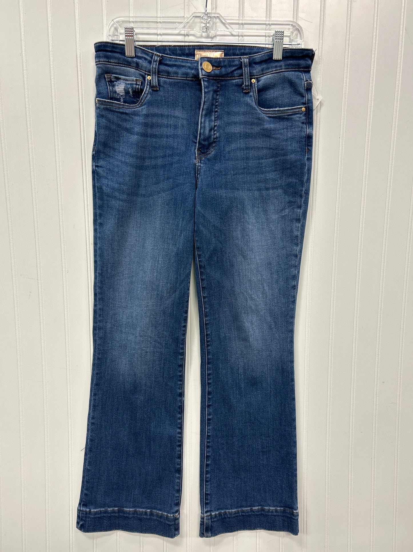 Jeans Boot Cut By Kut In Blue Denim, Size:6