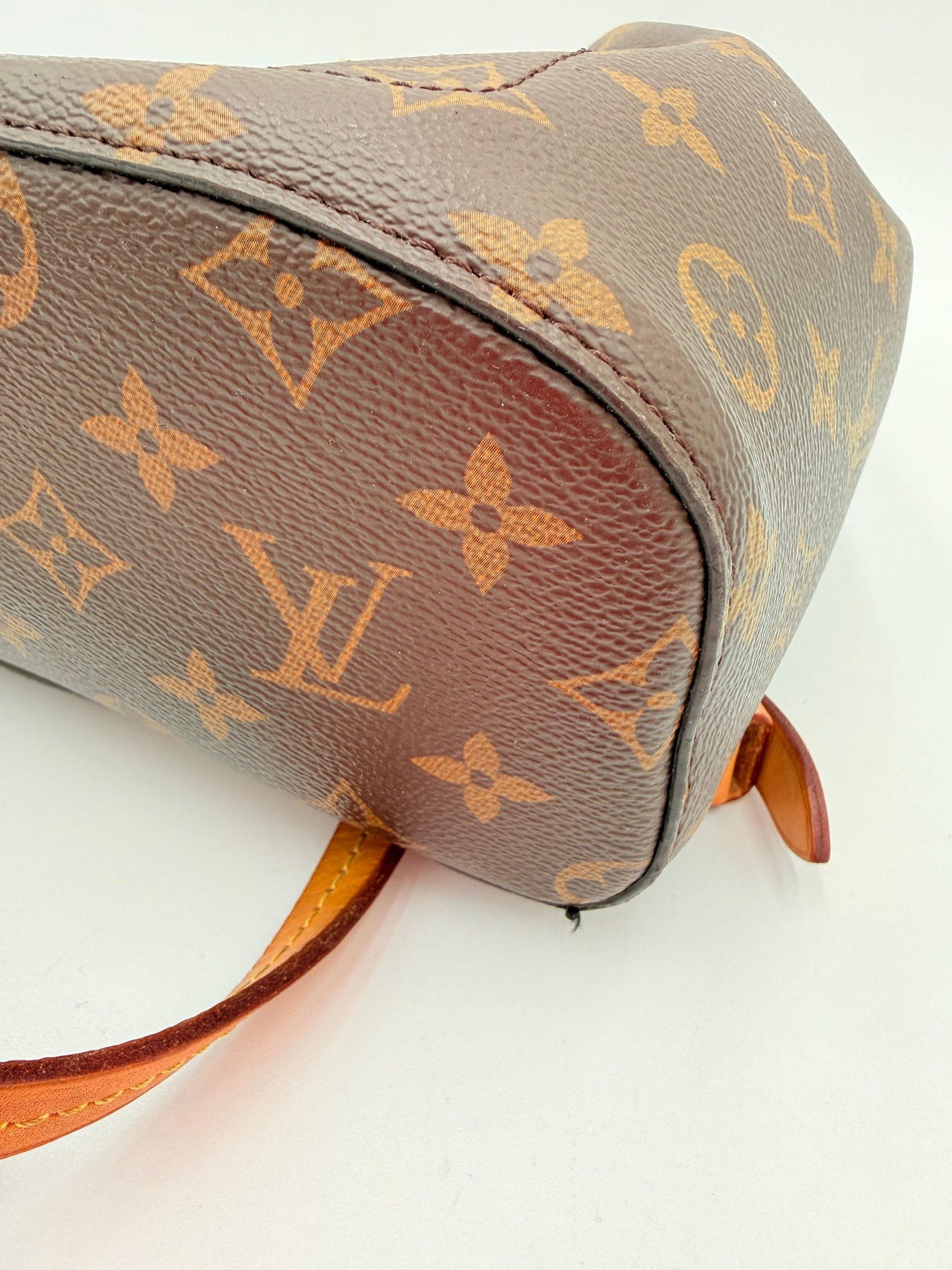 Backpack Luxury Designer By Louis Vuitton In Brown, Size:Medium