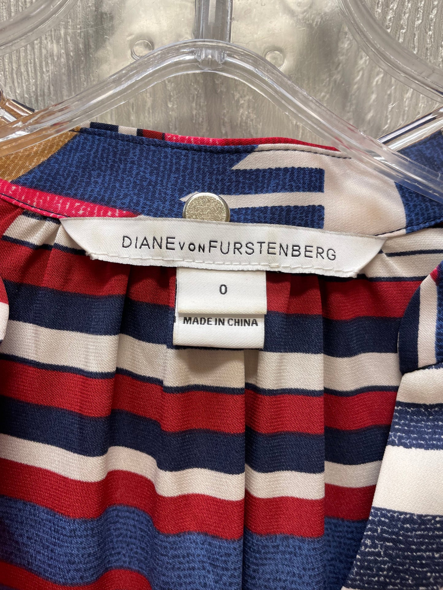 Dress Designer By Diane Von Furstenberg In Multi, Size:Xs