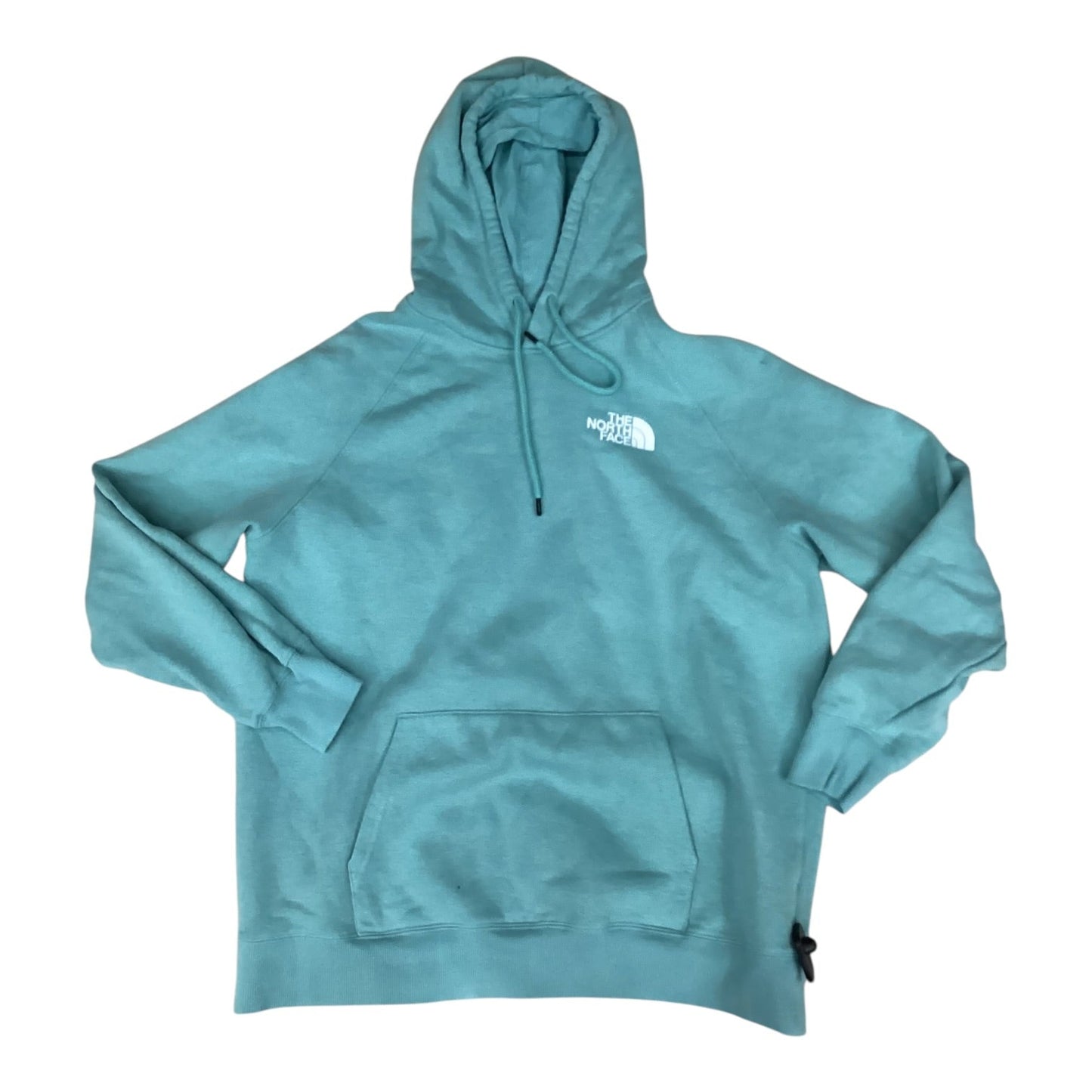 Athletic Sweatshirt Hoodie By The North Face In Teal, Size:Xl
