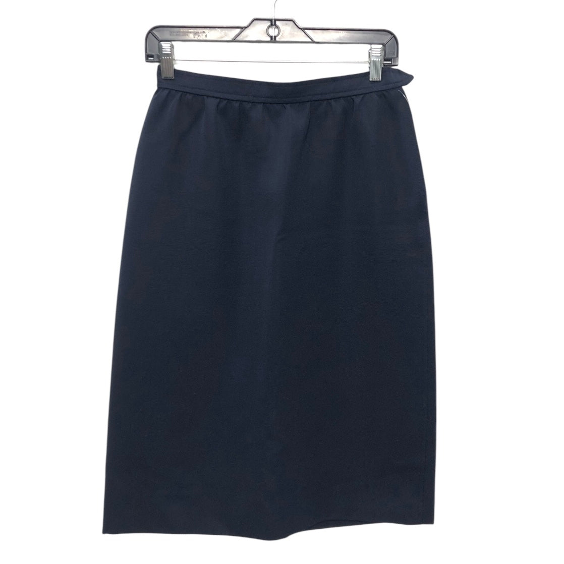 SKIRT LUXURY DESIGNER by YVES SAINT LAURENT In NAVY, Size: S