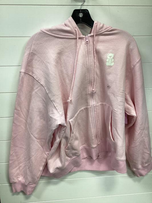 Sweatshirt Hoodie By Aeropostale In Pink, Size:M