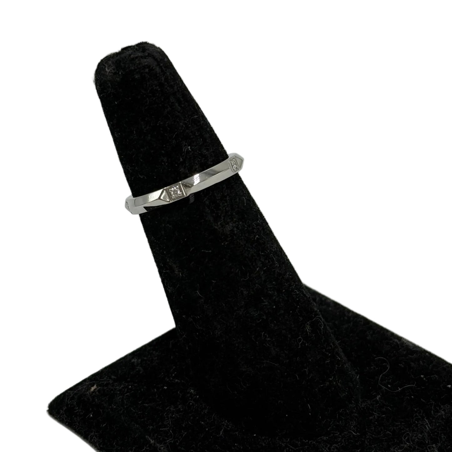 Tiffany & Company True Band Platinum Diamond Luxury Ring , Size: 6