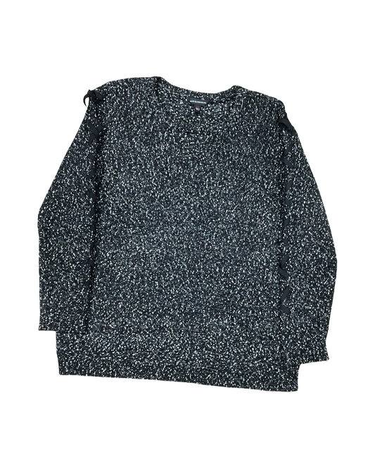 Sweater By Rock And Republic In Black & White, Size:1X
