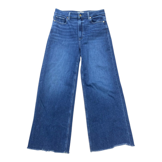 Jeans Wide Leg By Paige In Blue Denim, Size:10P