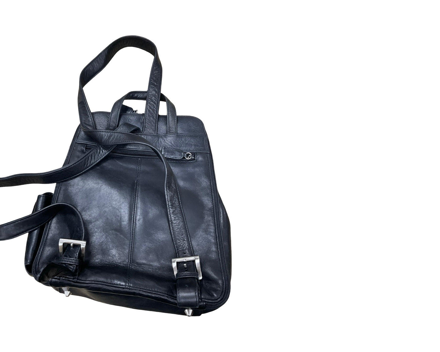 Backpack Leather By Tignanello  Purses In Black, Size:Medium