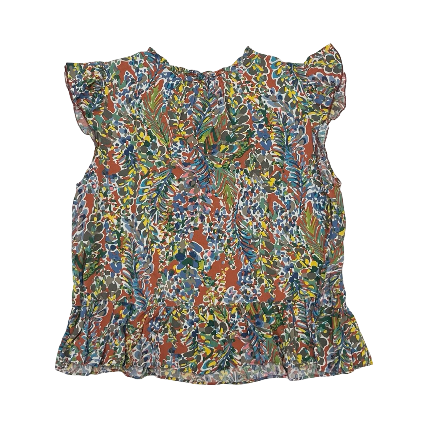 Blouse Ss By Jodifl In Orange, Size:2X