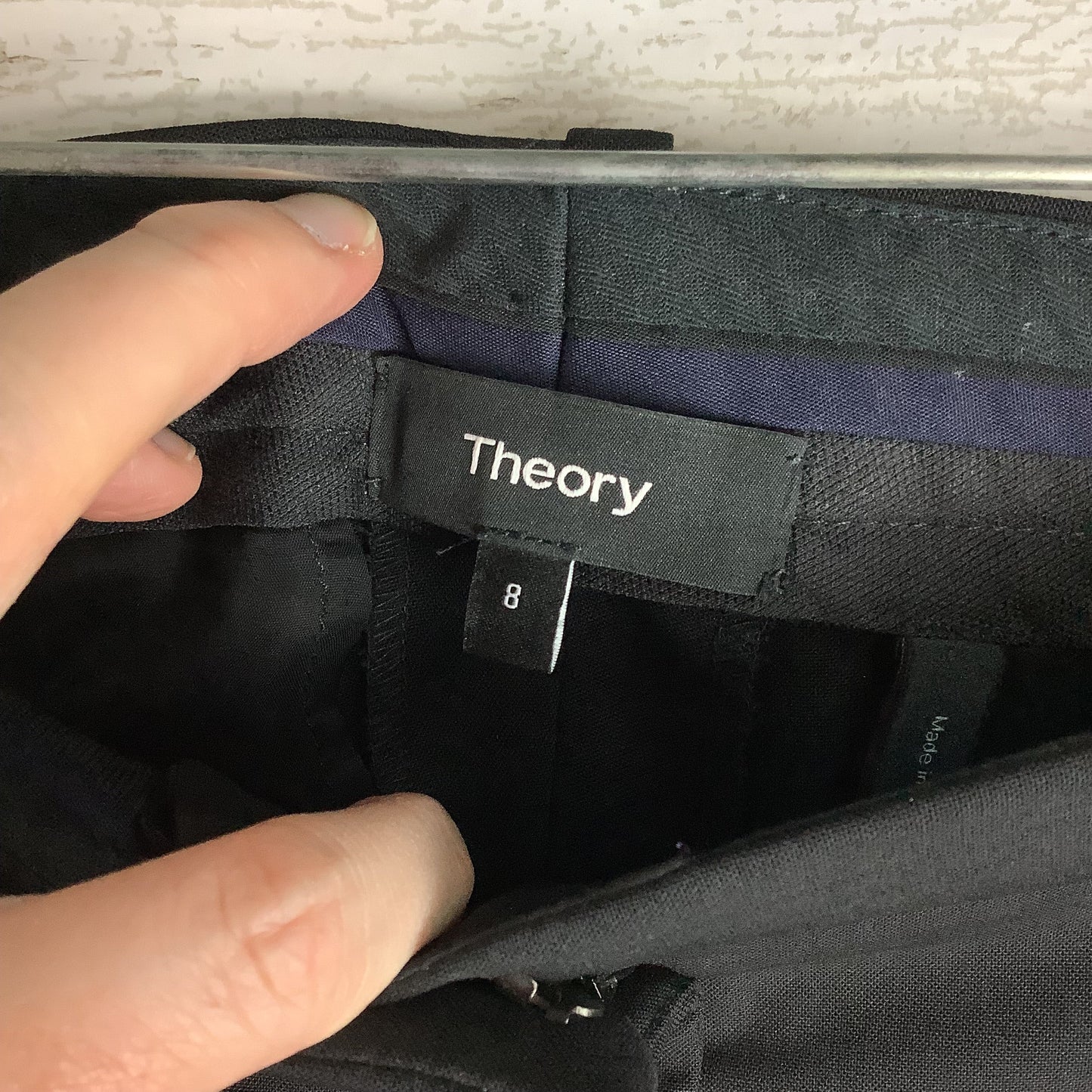Pants Suit 2pc By Theory In Black, Size: Jacket 6/Bottoms 8