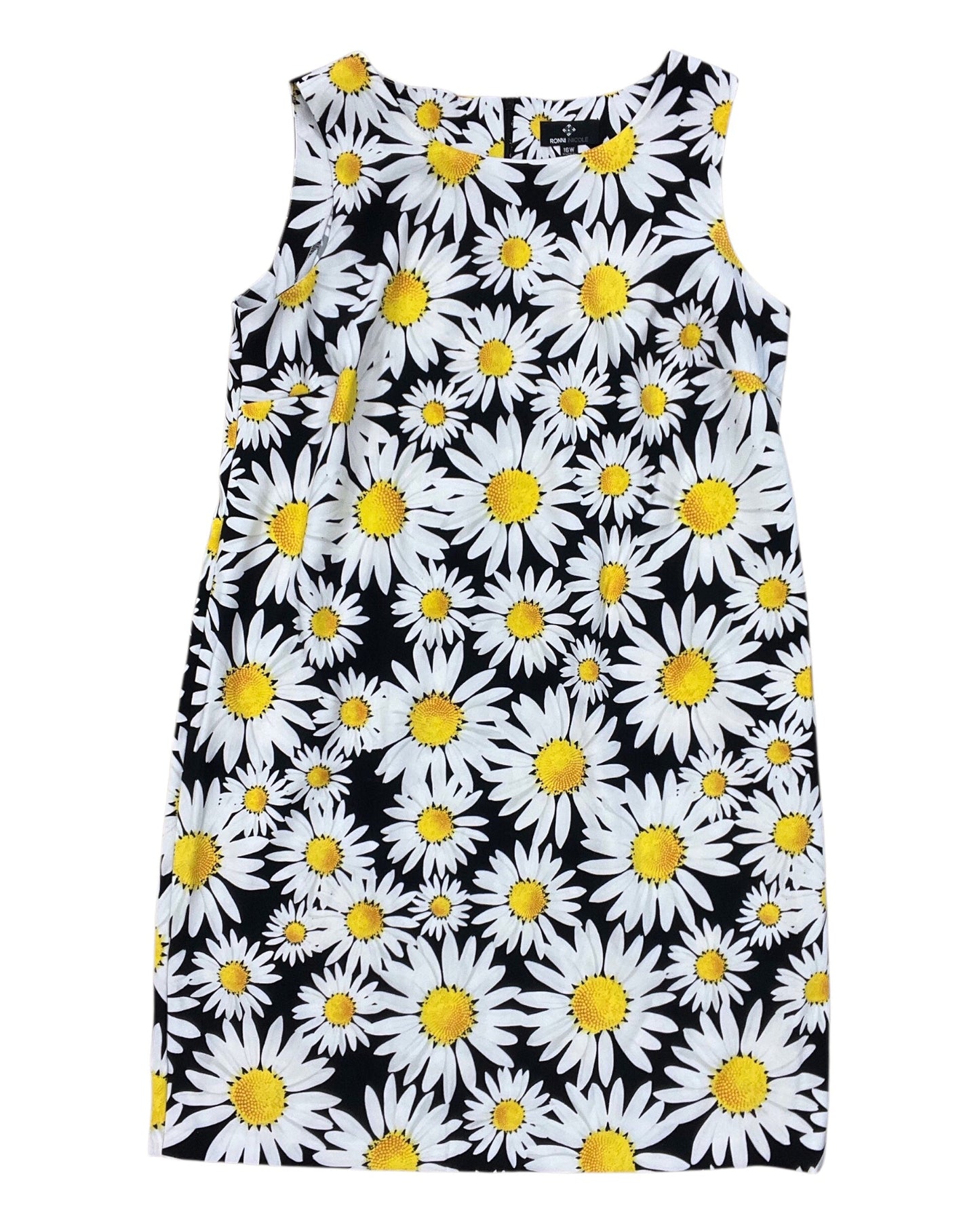 Dress Work By Ronnie Nicole In Black & White, Size:Xl