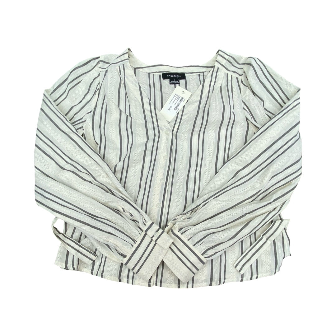 Top Ls By Sanctuary In Striped Pattern, Size:S