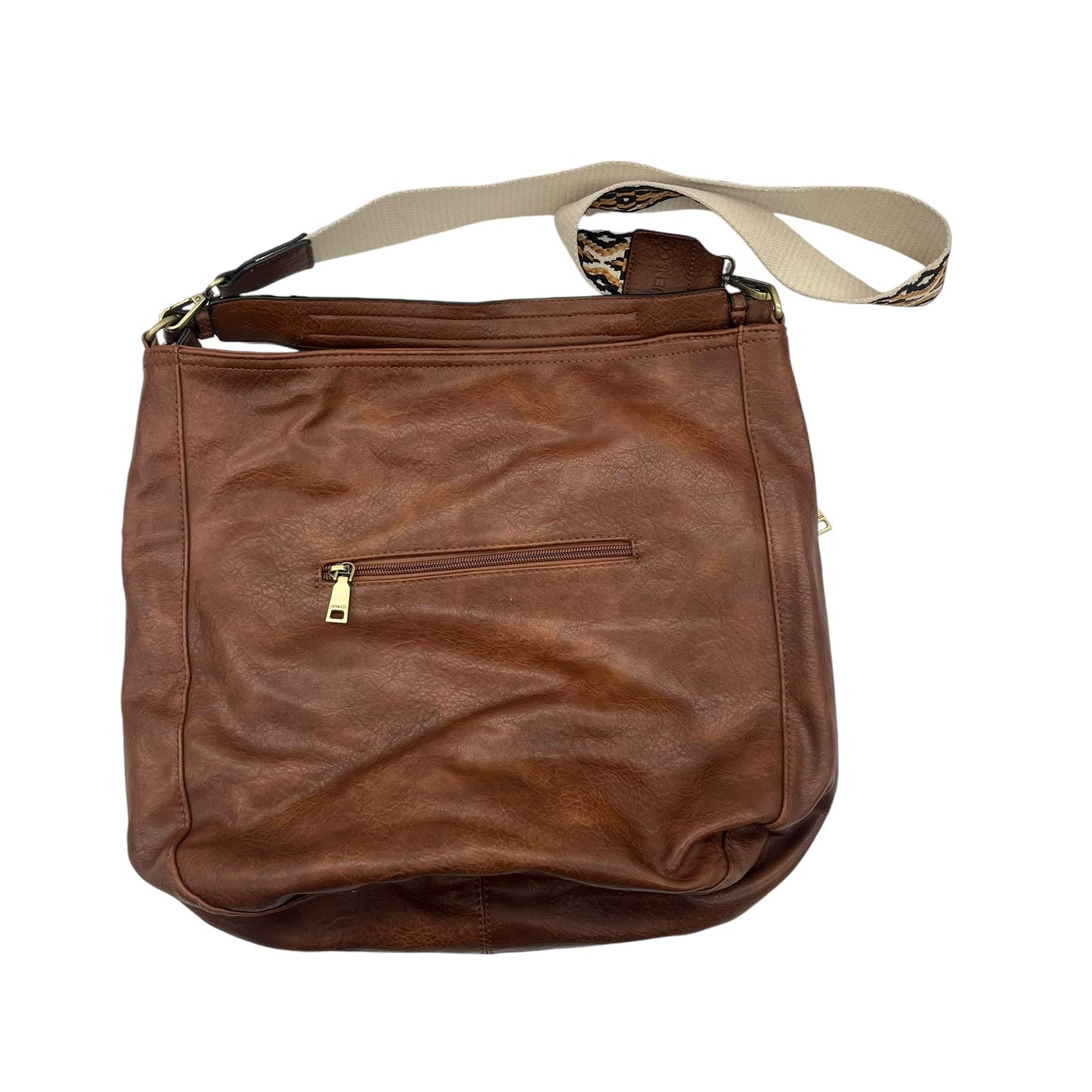 Handbag By Clothes Mentor In Brown, Size:Large