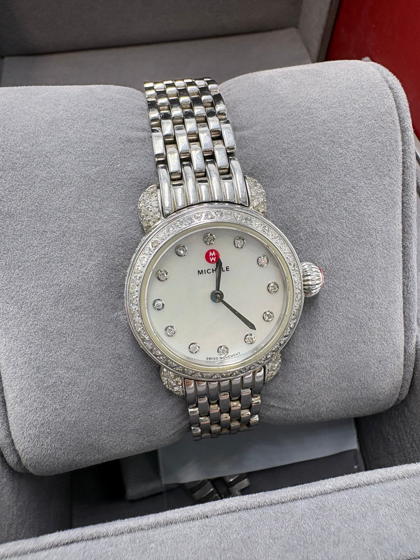 Michele CSX-26 Mother of Pearl & Diamond Luxury Watch