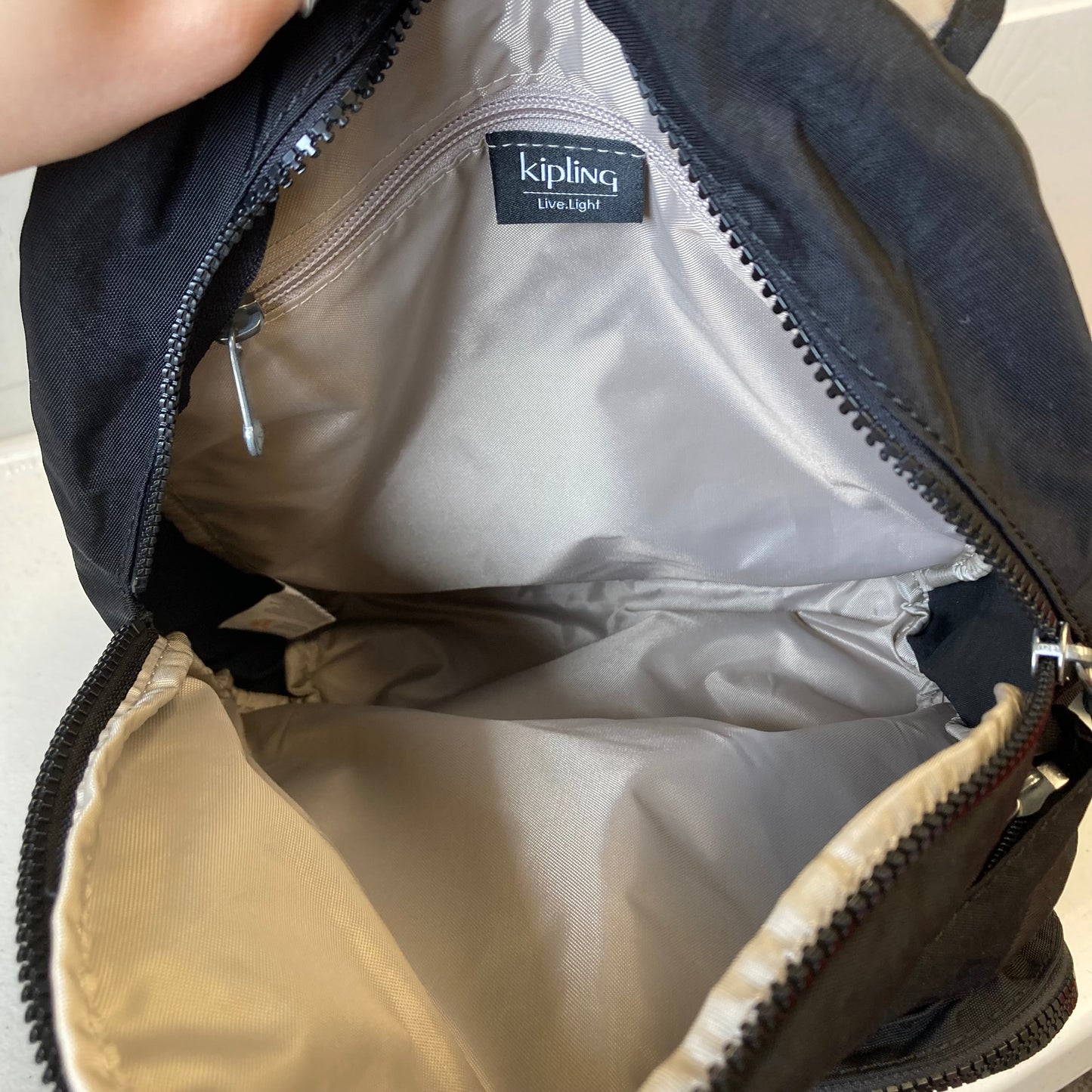 Backpack By Kipling In Black, Size:Small