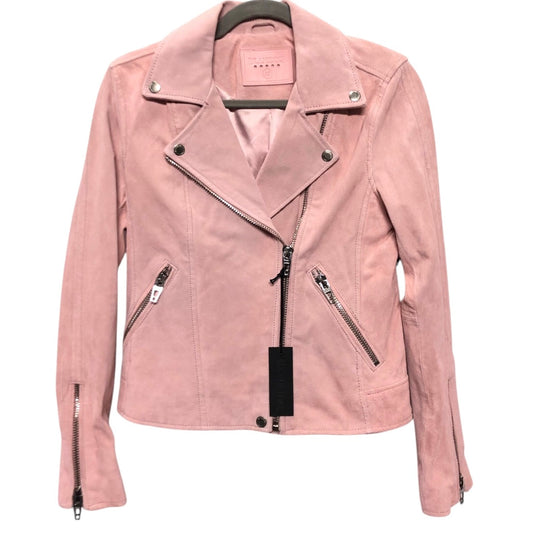 Jacket Moto Leather By Blanknyc In Pink, Size:Xs