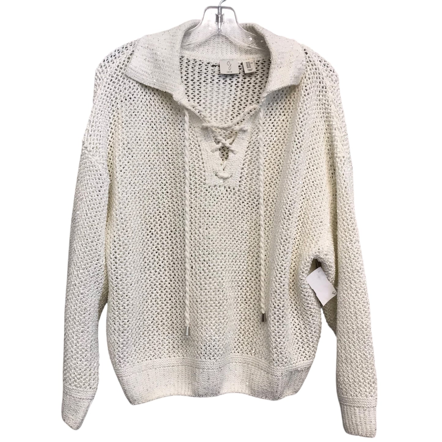 Sweater By Joie In White, Size:Xl