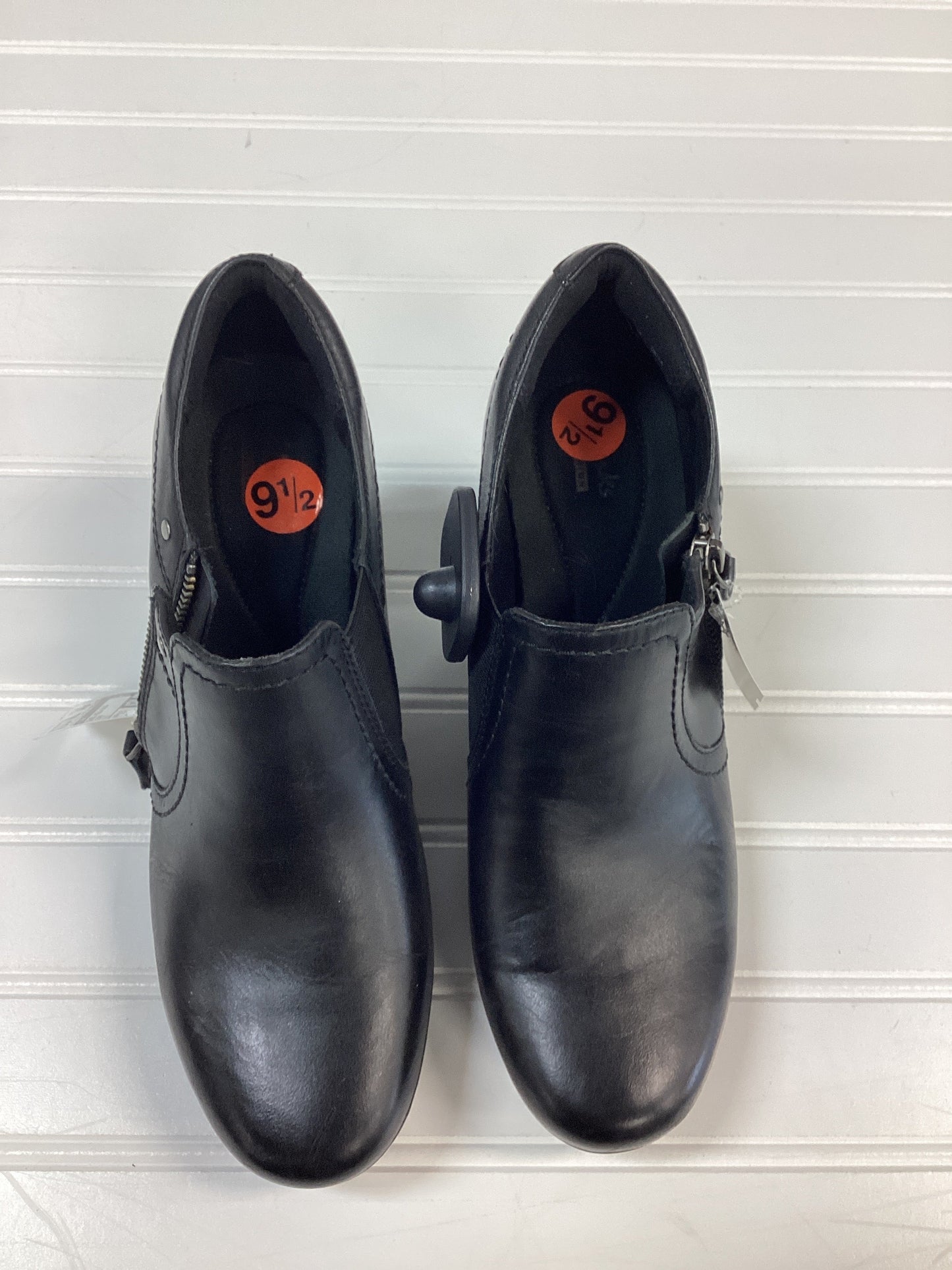 Shoes Heels Block By Clarks In Black, Size:9.5