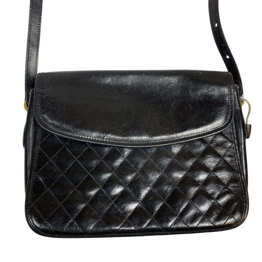 Crossbody Designer By Brahmin In Black, Size:Small