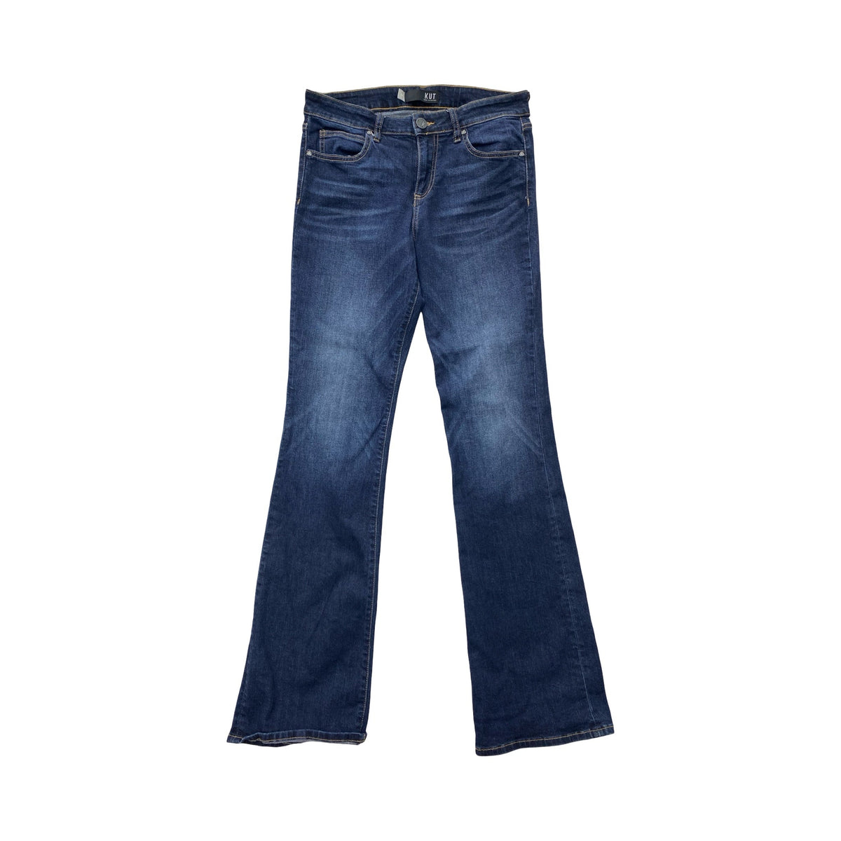 Jeans Boot Cut By Kut In Blue Denim, Size:10