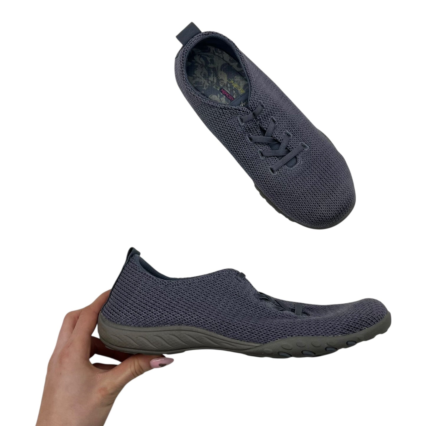 Shoes Flats By Skechers In Blue, Size:9.5